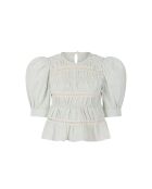 Top Sky in seersucker