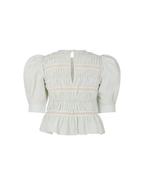 Top Sky in seersucker