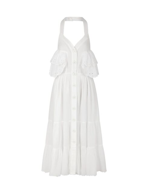 Weißes GB-Stickkleid