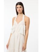 Weißes GB-Stickkleid