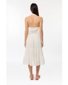 Weißes GB-Stickkleid