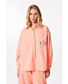 Camicia rosa in seersucker