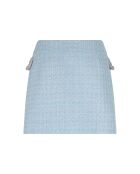 Schicker blauer Tweedrock