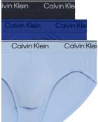 Set di 3 slip shore blu/royal/blu campana