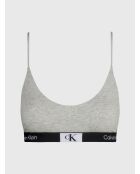 Reggiseno sfoderato grigio melange
