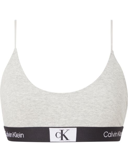 Reggiseno sfoderato grigio melange