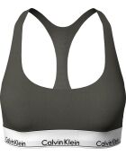 Brassière non doublée vert olive