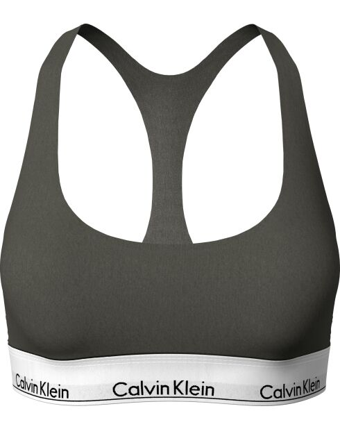 Brassière non doublée vert olive