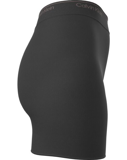 Nahtlose schwarze Oberschenkelstütze aus Baumwolle