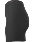 Nahtlose schwarze Oberschenkelstütze aus Baumwolle