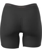 Nahtlose schwarze Oberschenkelstütze aus Baumwolle