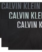 Lot de 3 boxers trunk corps noirs avec blanc aérien