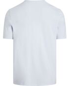 T-shirt à col rond manches courtes bleu ciel