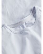 T-shirt à col rond manches courtes bleu ciel