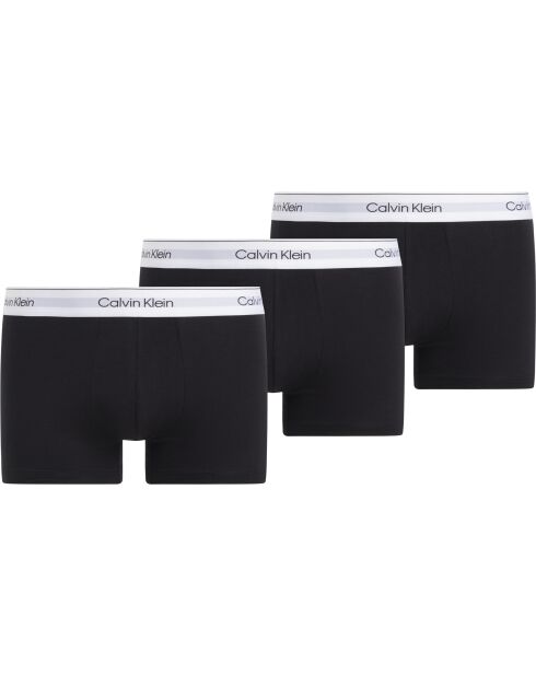Lot de 3 boxers trunk noirs