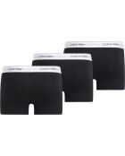 Lot de 3 boxers trunk noirs