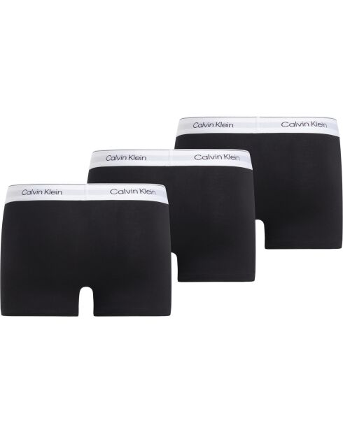 Lot de 3 boxers trunk noirs