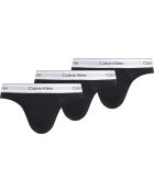 Lot de 3 slips noirs