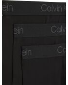 Set van 3 zwarte boxershorts met lange mouwen