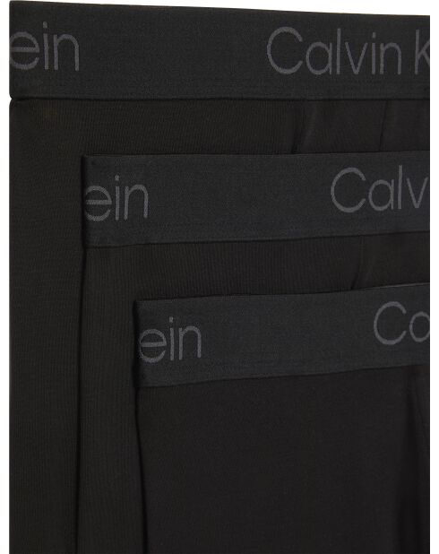 Lot de 3 boxers trunk noirs