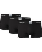 Lot de 3 boxers trunk noirs