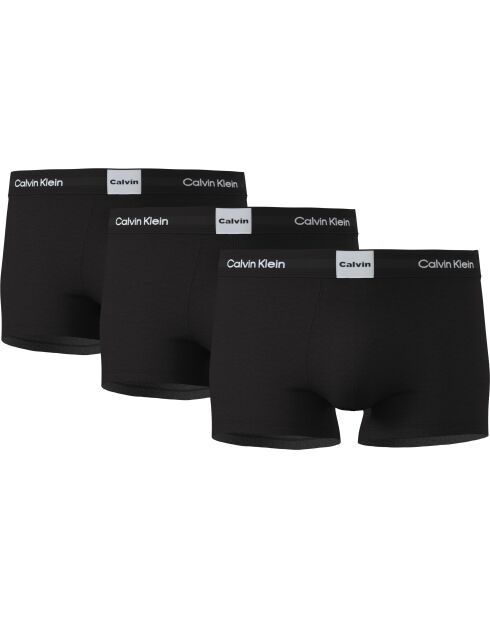 Lot de 3 boxers trunk noirs