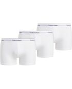 Lot de 3 boxers trunk blancs