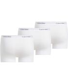 Lot de 3 boxers trunk blancs