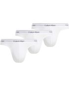 Lot de 3 slips blancs