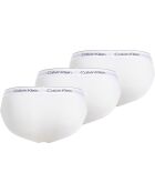 Lot de 3 slips blancs