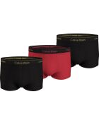 Lot de 3 boxers trunk multicolores