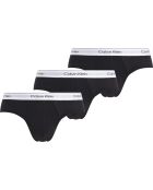 Lot de 3 slips noirs