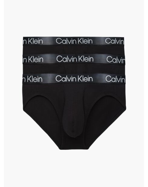 3 Slips hip brief pack noirs