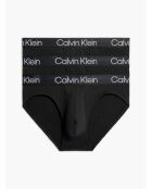 3 Slips hip brief pack noirs