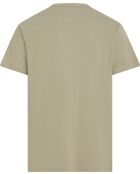 T-shirt à col rond manches courtes labyrinthe vert