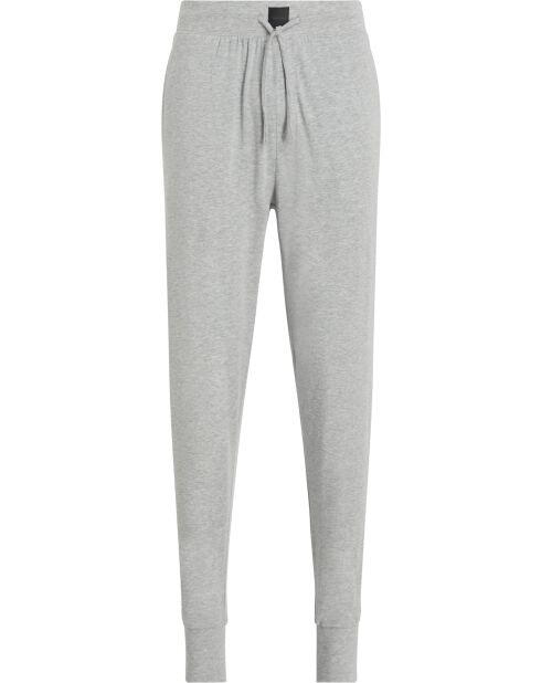 Jogging avec cordon de serrage gris moyen chiné