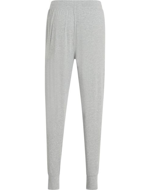 Jogging avec cordon de serrage gris moyen chiné