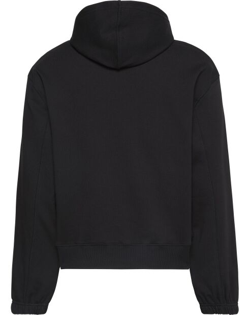Sweat à capuche manches longues noir