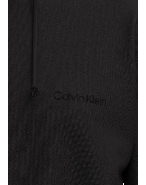 Sweat à capuche manches longues noir