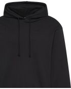 Sweat à capuche manches longues noir