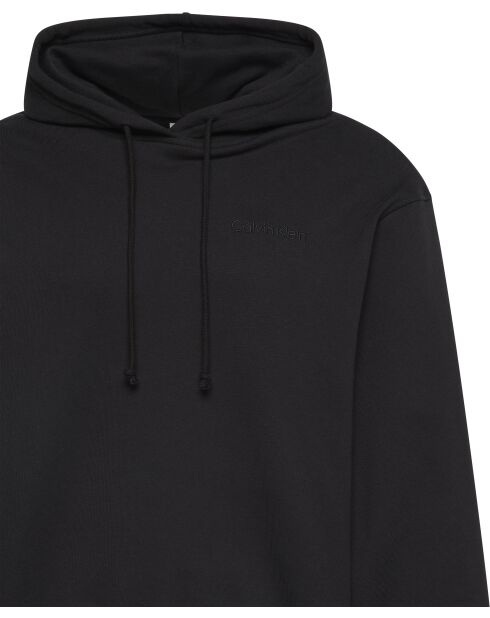 Sweat à capuche manches longues noir