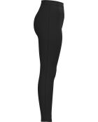 Leggings neri a costine