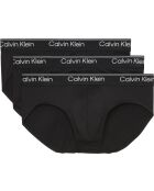 Lot de 3 slips noirs