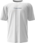 T-shirt col rond manches courtes blanc classique