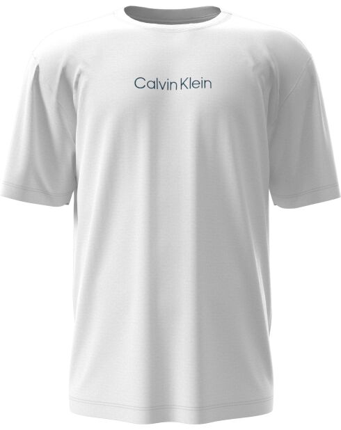 T-shirt col rond manches courtes blanc classique