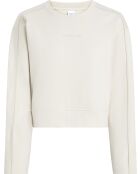 Felpa con conchiglia e girocollo