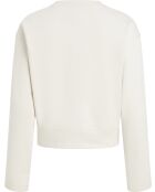 Felpa con conchiglia e girocollo