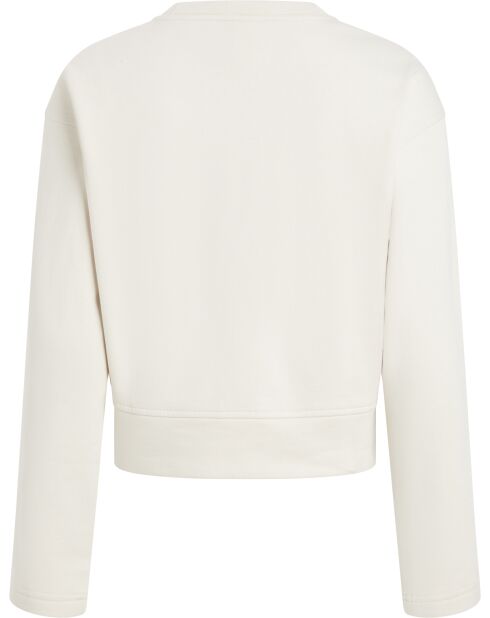 Felpa con conchiglia e girocollo