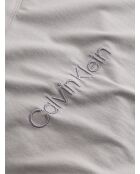 T-shirt à col rond manches courtes cendre