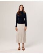 Pull Liesse double face bleu nuit